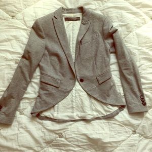 Zara basic sweatshirt blazer
